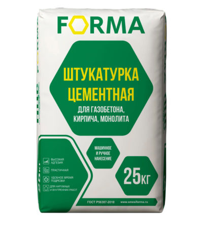 Штукатурка цементная